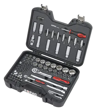 BMCS socket set 1/4" and 1/2" SAE 85-pcs. redirect to product page